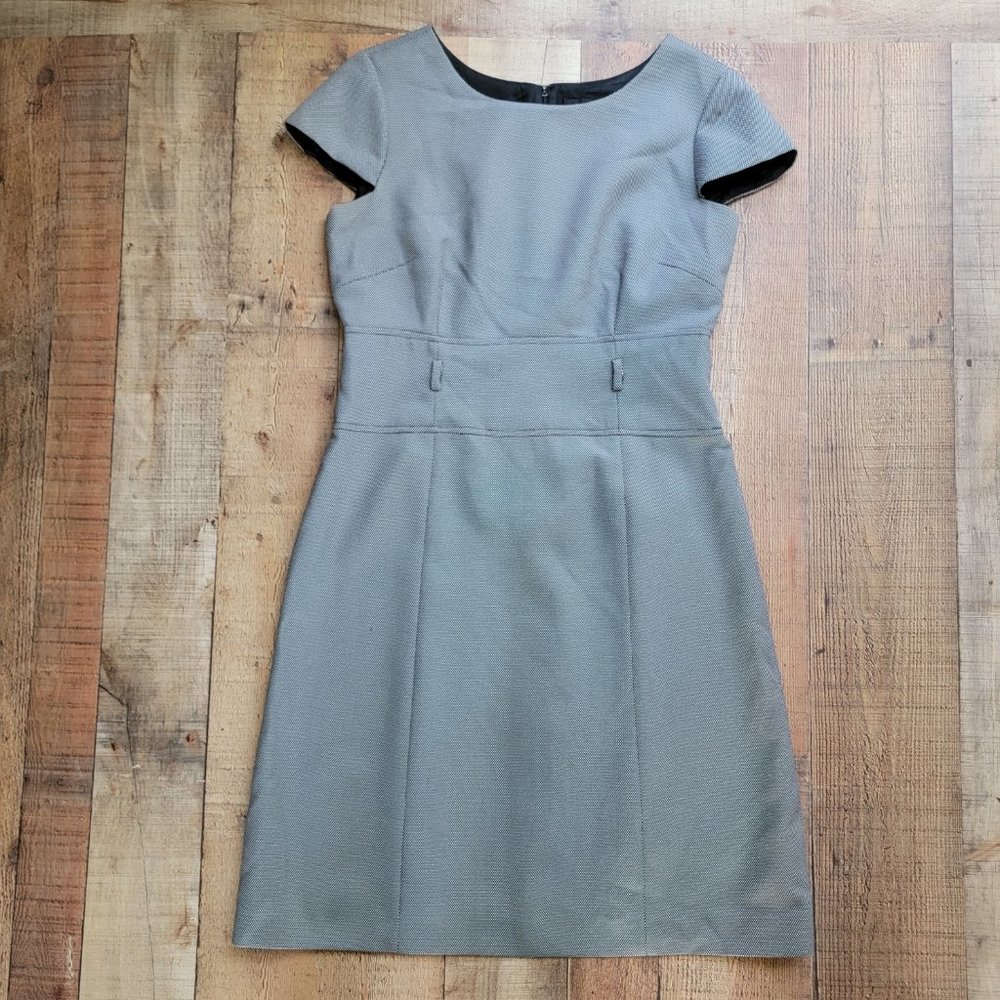 Tahari Sheath Cap Sleeve A-Line Classic Career Dress 12
